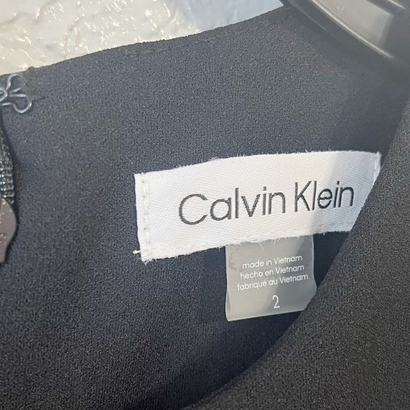 🎉NWT Calvin Klein Crewneck Color-Block Midi Dress - Picture 12 of 12